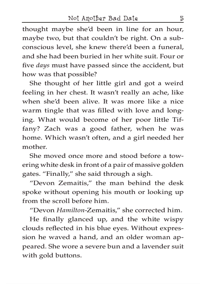 image for page EBOOK Not Another Bad Date