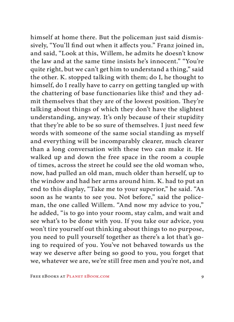 image for page EBOOK The Trial Franz Kafka