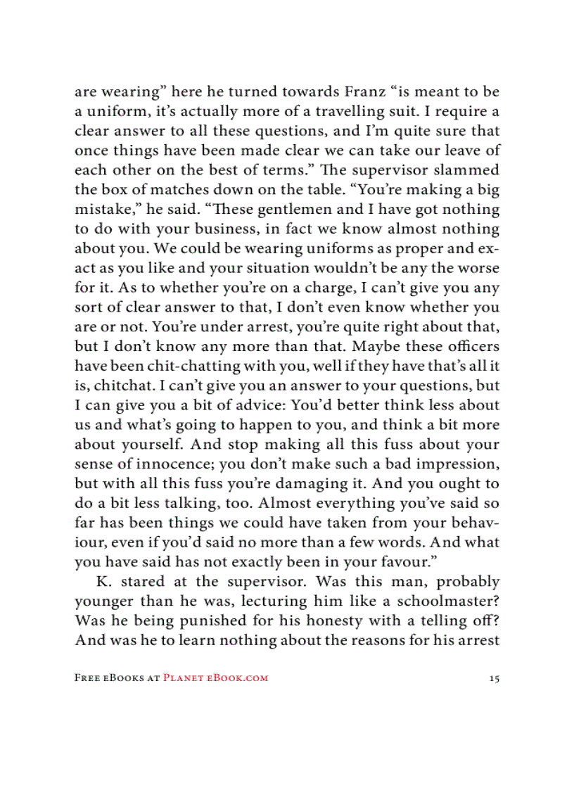 image for page EBOOK The Trial Franz Kafka