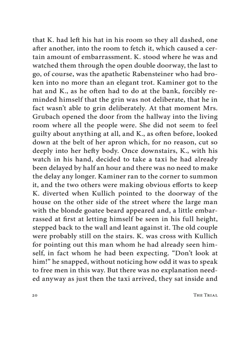 image for page EBOOK The Trial Franz Kafka