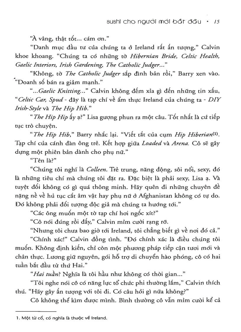 image for page Ebook Sushi cho người mới bắt đầu Marian Keyes