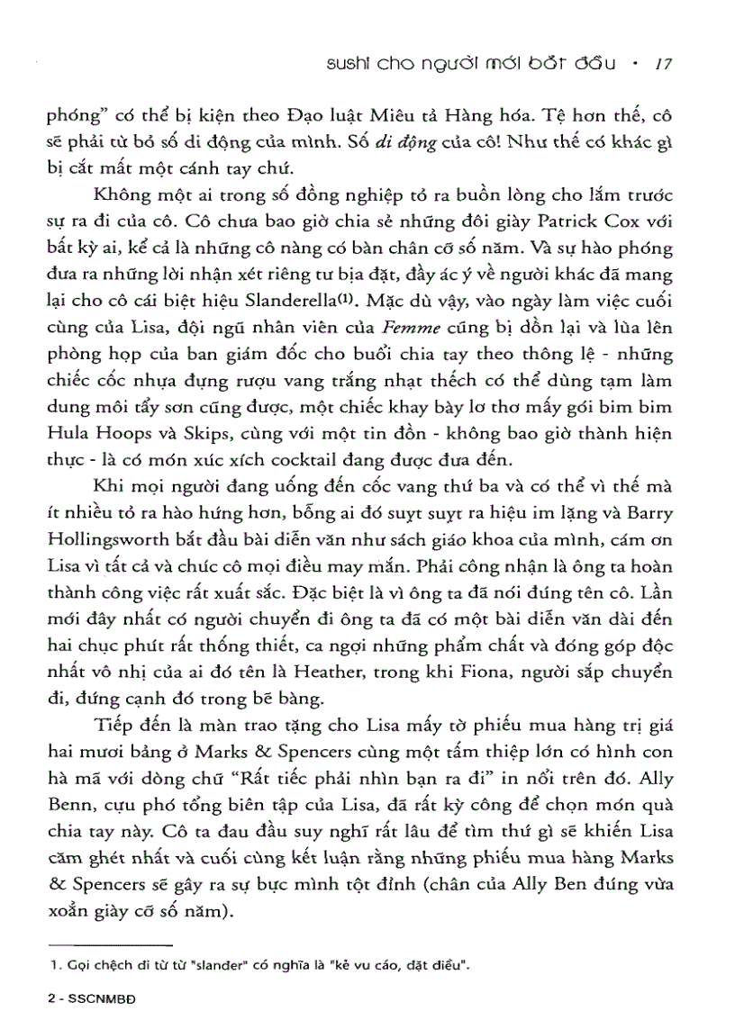 image for page Ebook Sushi cho người mới bắt đầu Marian Keyes