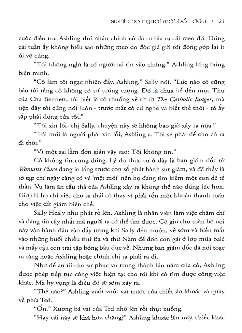 image for page Ebook Sushi cho người mới bắt đầu Marian Keyes