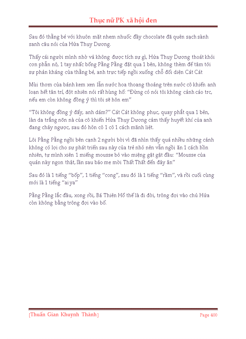 image for page Ebook Thục nữ PK Xã hội đen Thuấn Gian Khuynh Thành