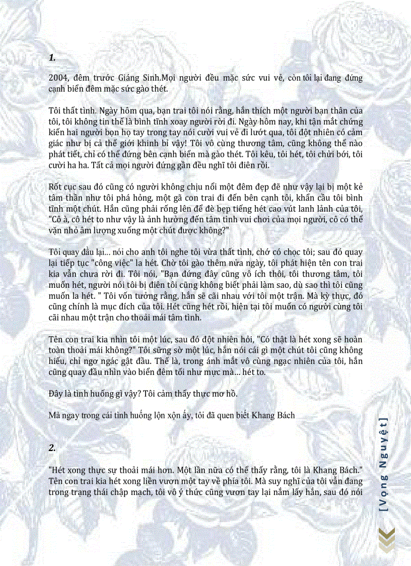 image for page Ebook Tình yêu gào thét Hồng Cửu