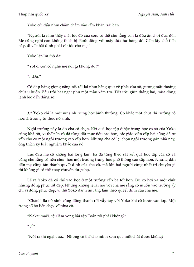 image for page Ebook Nguyệt Ảnh Ảnh Hải Fuyumi Ono FH dịch