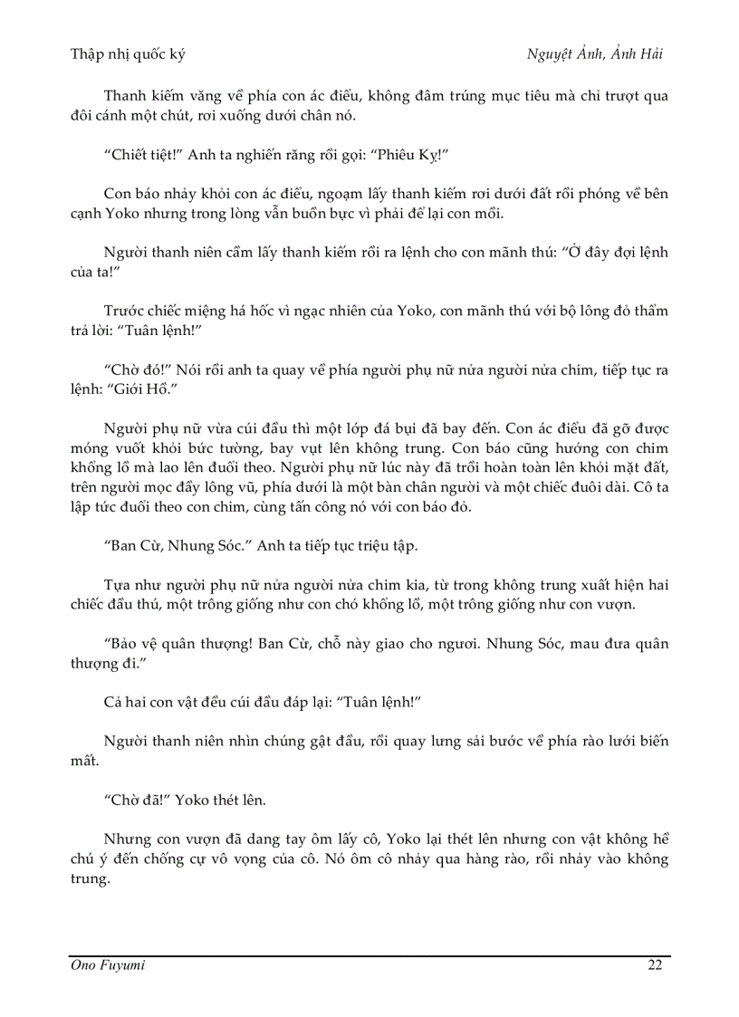 image for page Ebook Nguyệt Ảnh Ảnh Hải Fuyumi Ono FH dịch