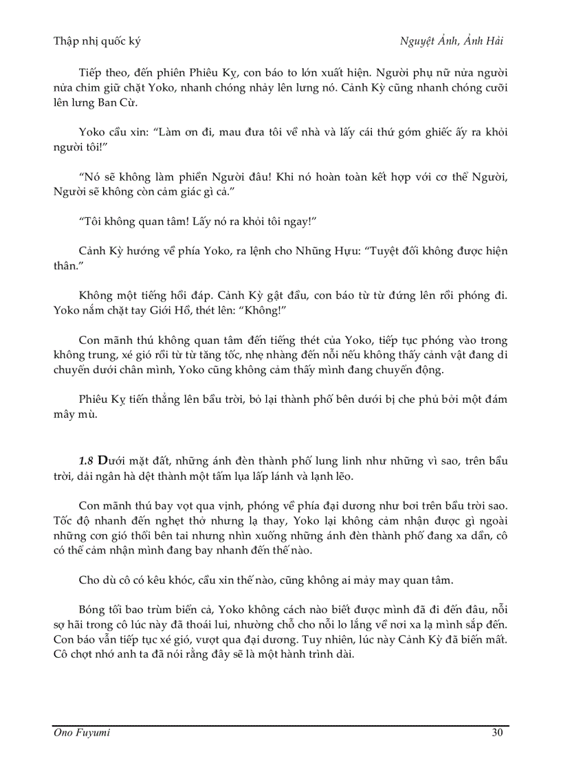 image for page Ebook Nguyệt Ảnh Ảnh Hải Fuyumi Ono FH dịch