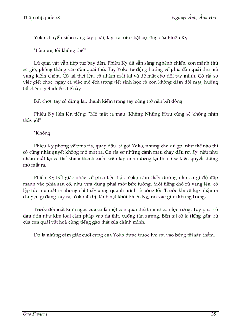 image for page Ebook Nguyệt Ảnh Ảnh Hải Fuyumi Ono FH dịch