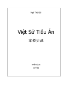 Ebook Việt sử Tiêu Án