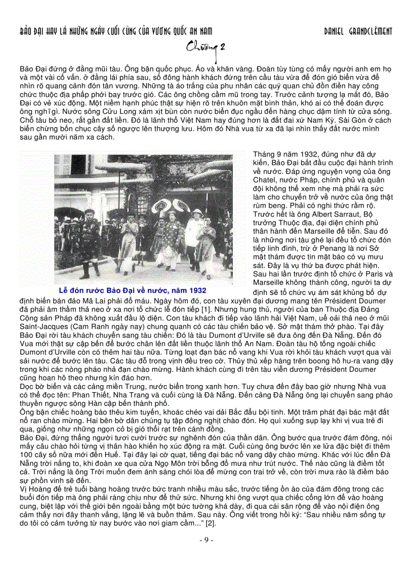 image for page Ebook Bảo Đại hay là những ngày cuối của vương quốc An Nam