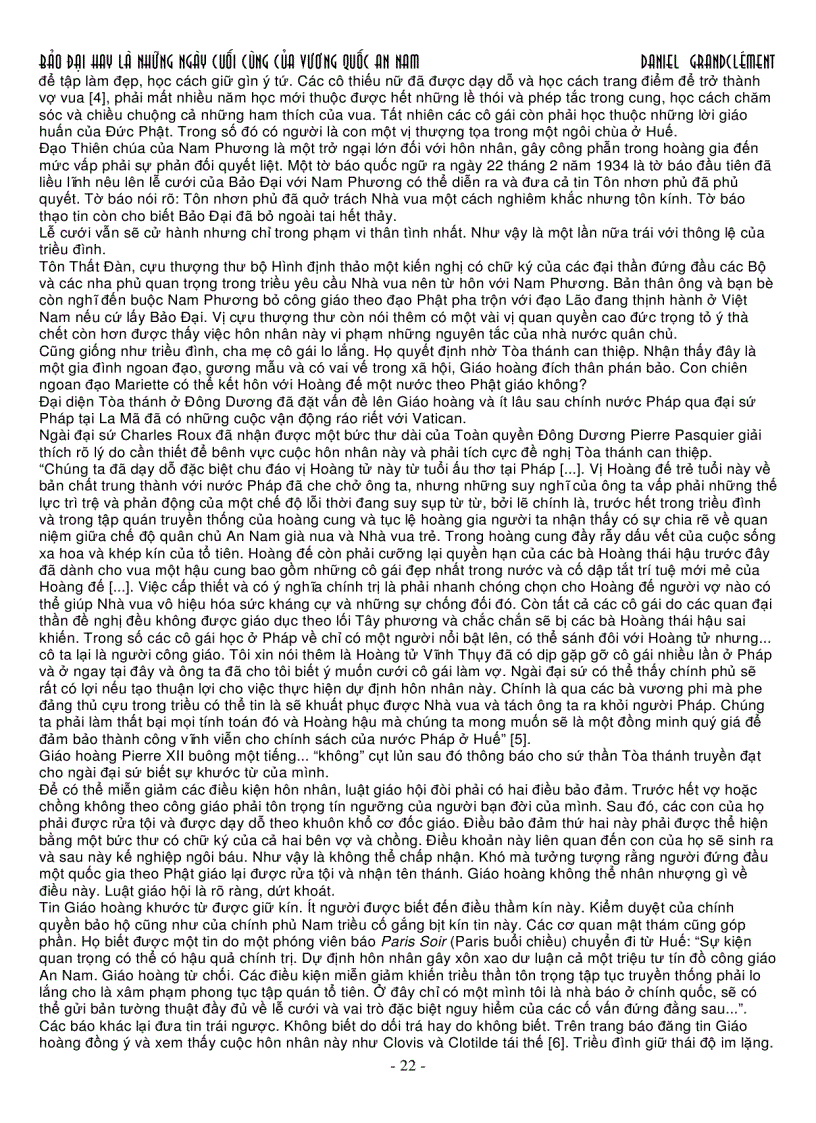 image for page Ebook Bảo Đại hay là những ngày cuối của vương quốc An Nam