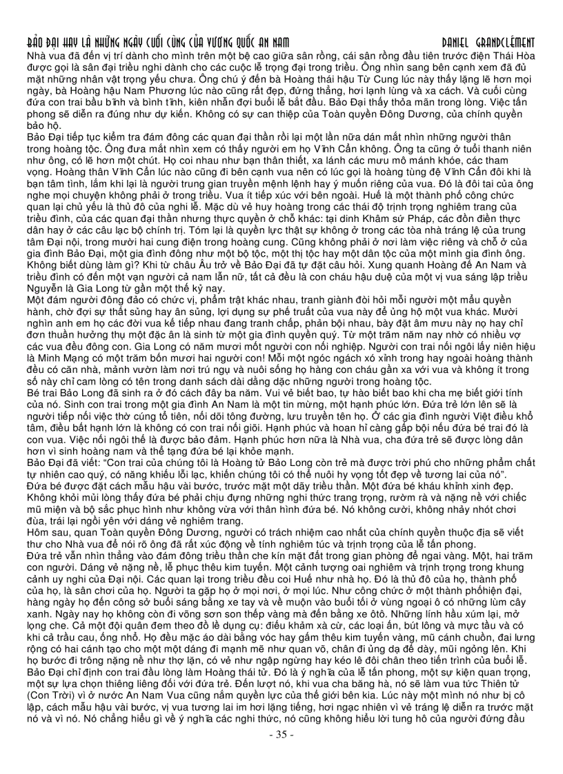 image for page Ebook Bảo Đại hay là những ngày cuối của vương quốc An Nam