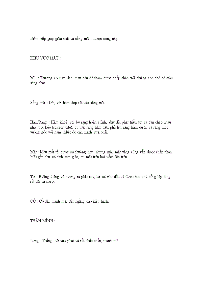 image for page Danh mục các giống chó