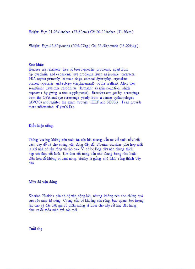 image for page Danh mục các giống chó