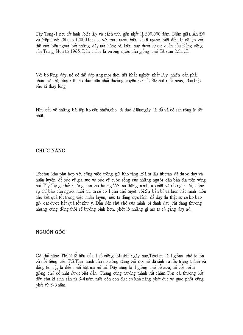 image for page Danh mục các giống chó