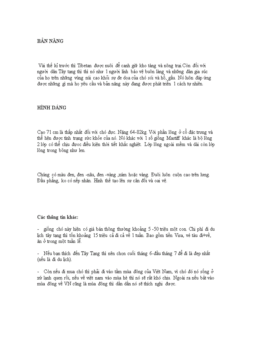 image for page Danh mục các giống chó