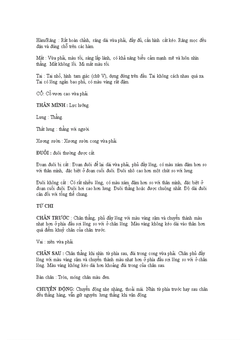 image for page Danh mục các giống chó