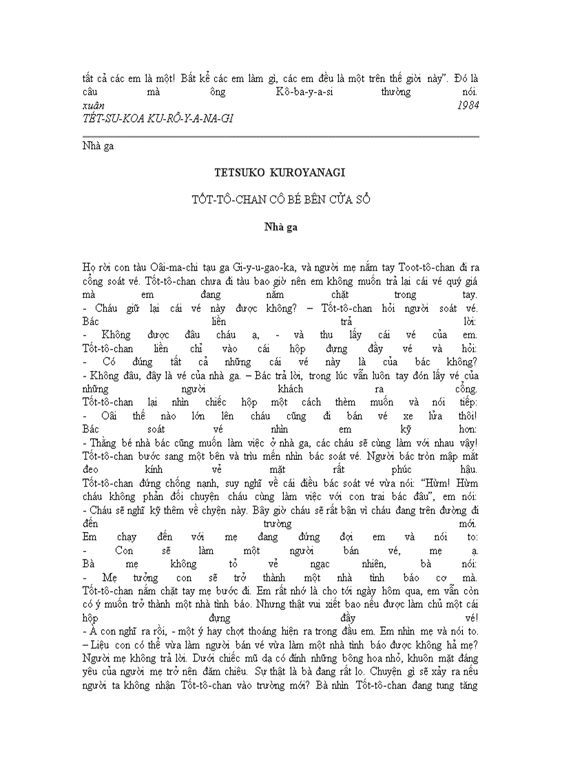 image for page Tốt tô chan cô bé bên cửa sổ