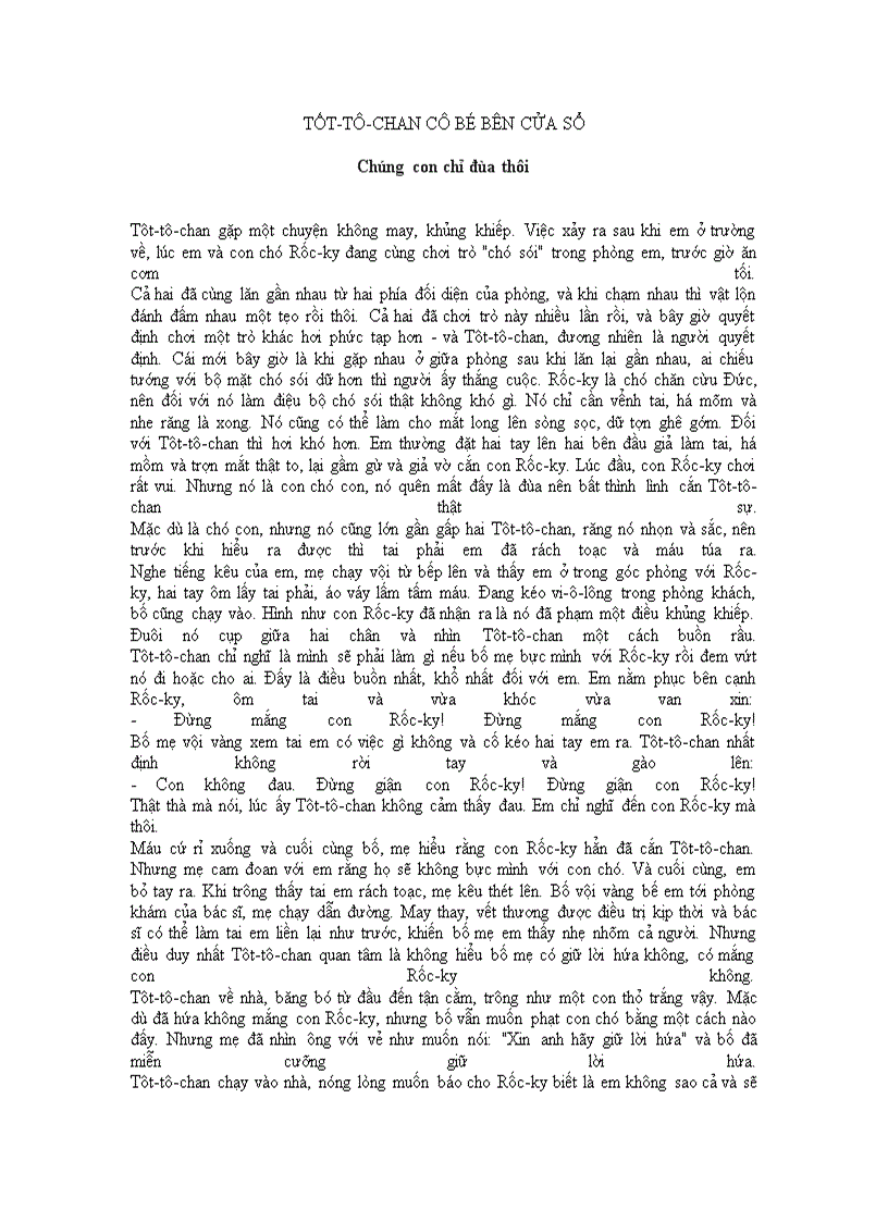 image for page Tốt tô chan cô bé bên cửa sổ