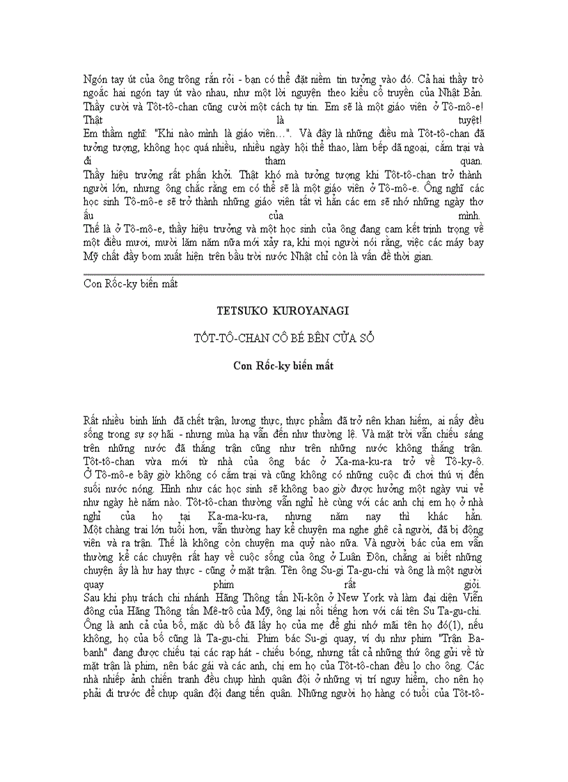 image for page Tốt tô chan cô bé bên cửa sổ