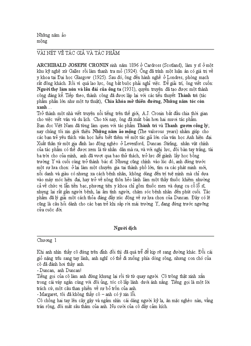 image for page Những năm ảo mộng