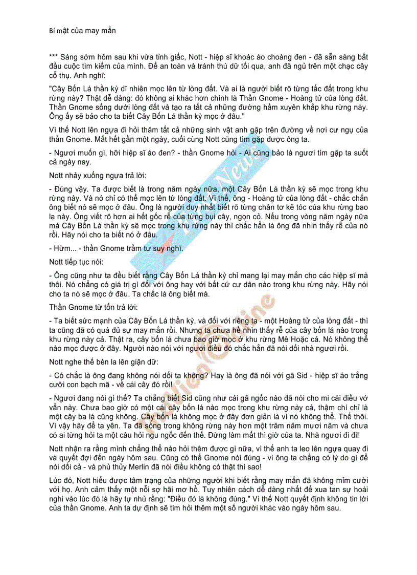 image for page Ebook Bí mật của may mắn