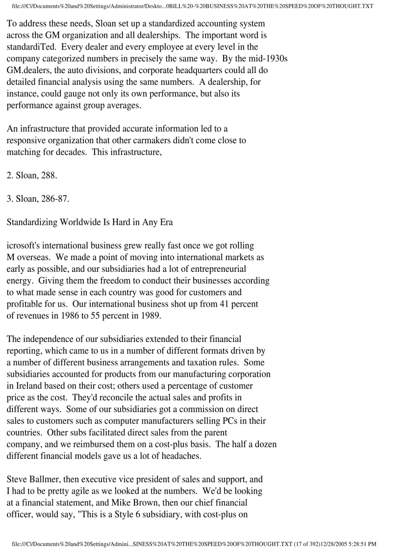 image for page Ebook Bill Gates business at the speed of thought