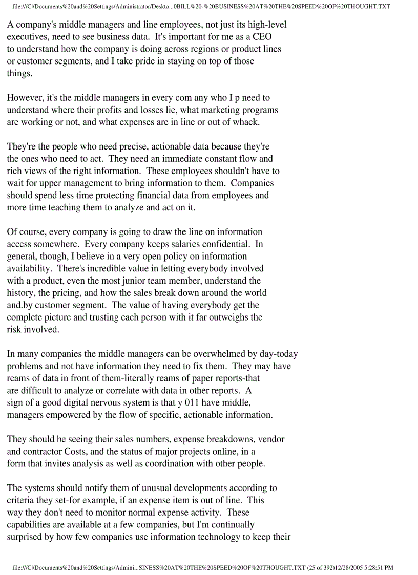 image for page Ebook Bill Gates business at the speed of thought