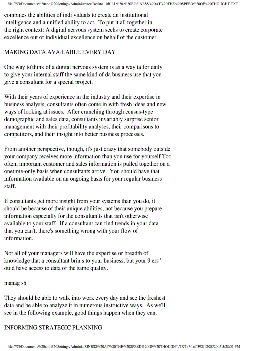 image for page Ebook Bill Gates business at the speed of thought