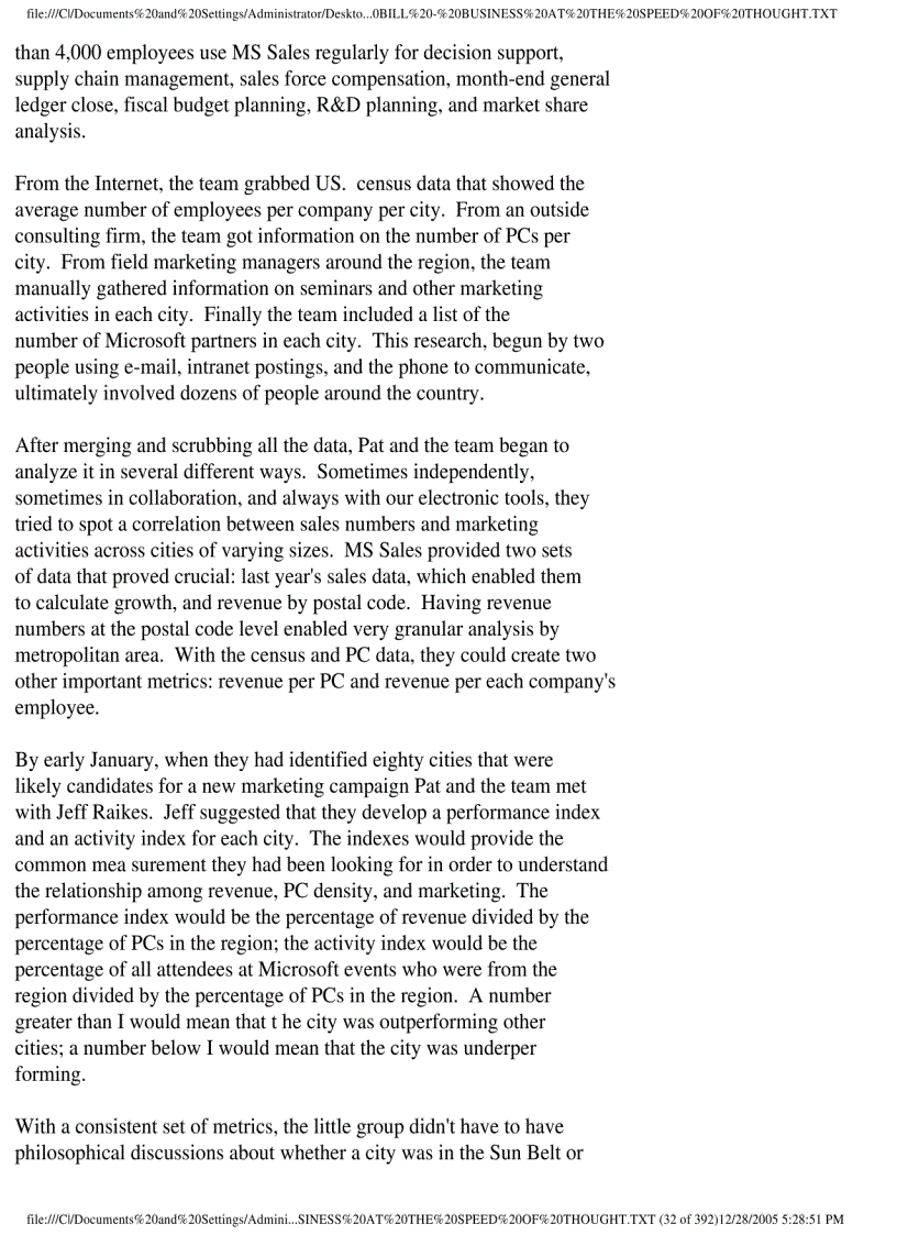 image for page Ebook Bill Gates business at the speed of thought