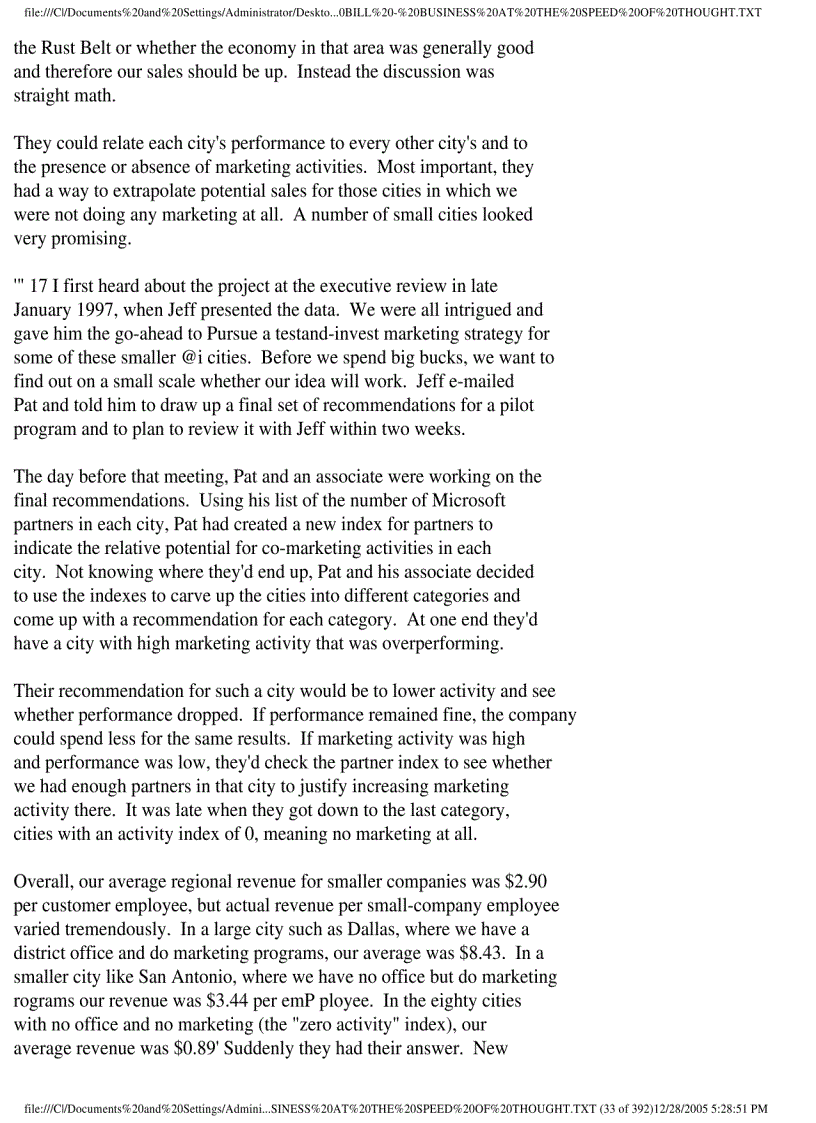 image for page Ebook Bill Gates business at the speed of thought