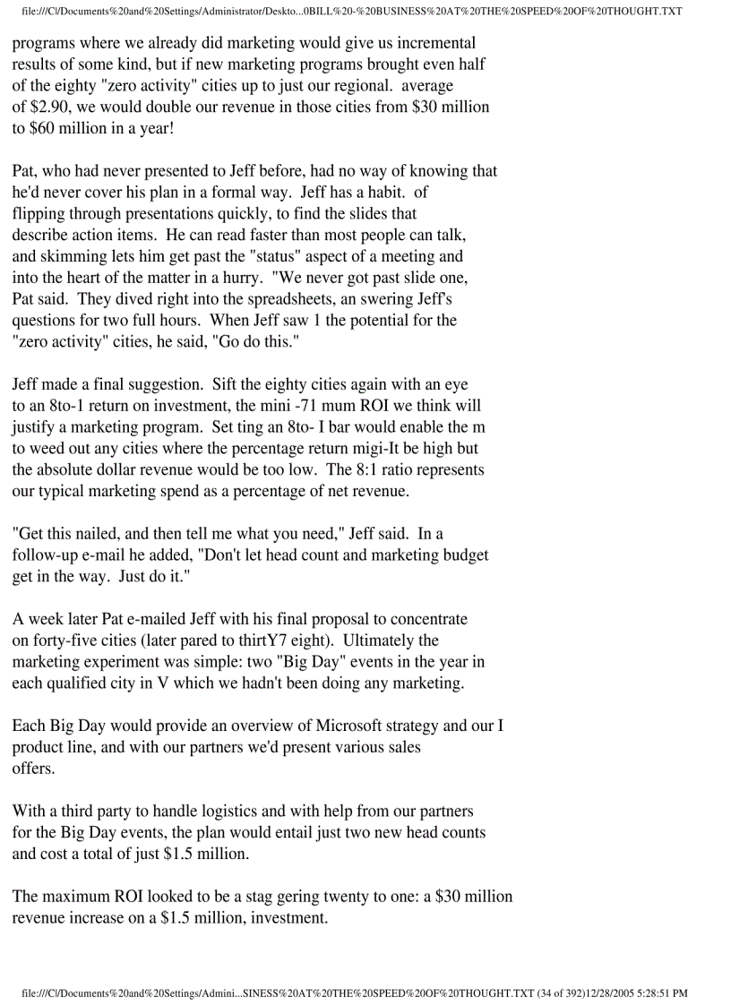 image for page Ebook Bill Gates business at the speed of thought