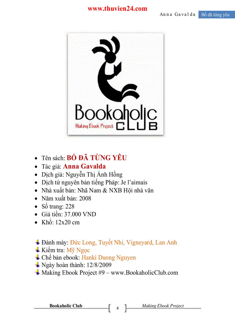 image for page Bố đã từng yêu Anna Gavalda 1