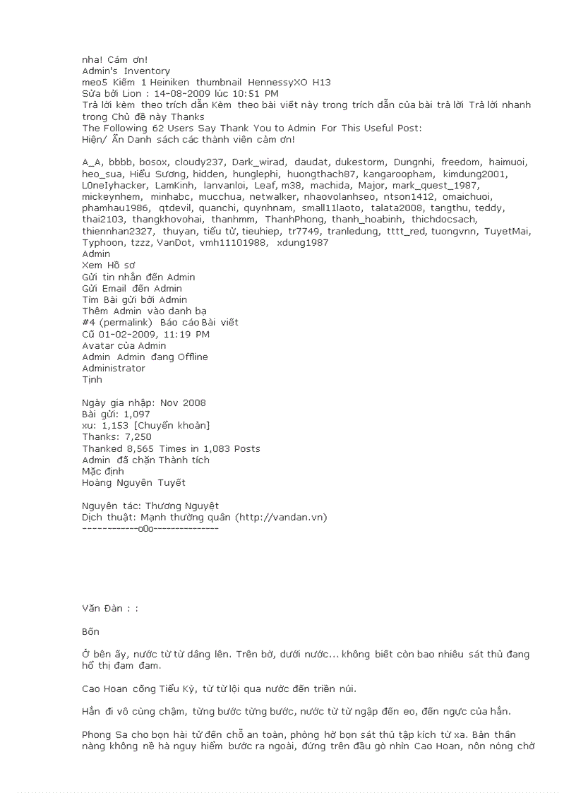 image for page Hoàng Nguyên Tuyết Nguyên tác Thương Nguyệt