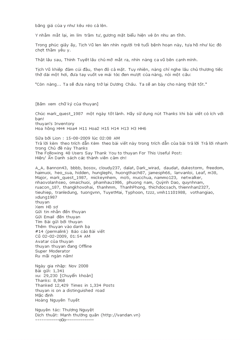 image for page Hoàng Nguyên Tuyết Nguyên tác Thương Nguyệt