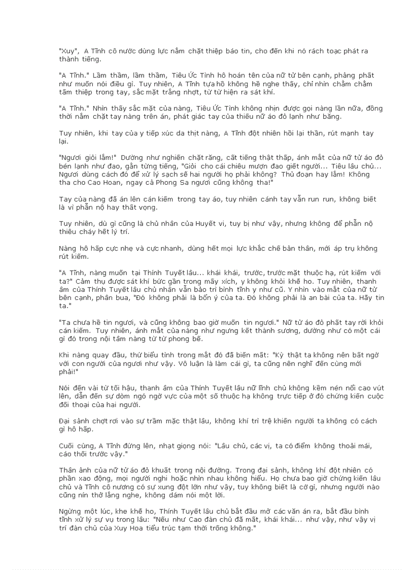 image for page Hoàng Nguyên Tuyết Nguyên tác Thương Nguyệt