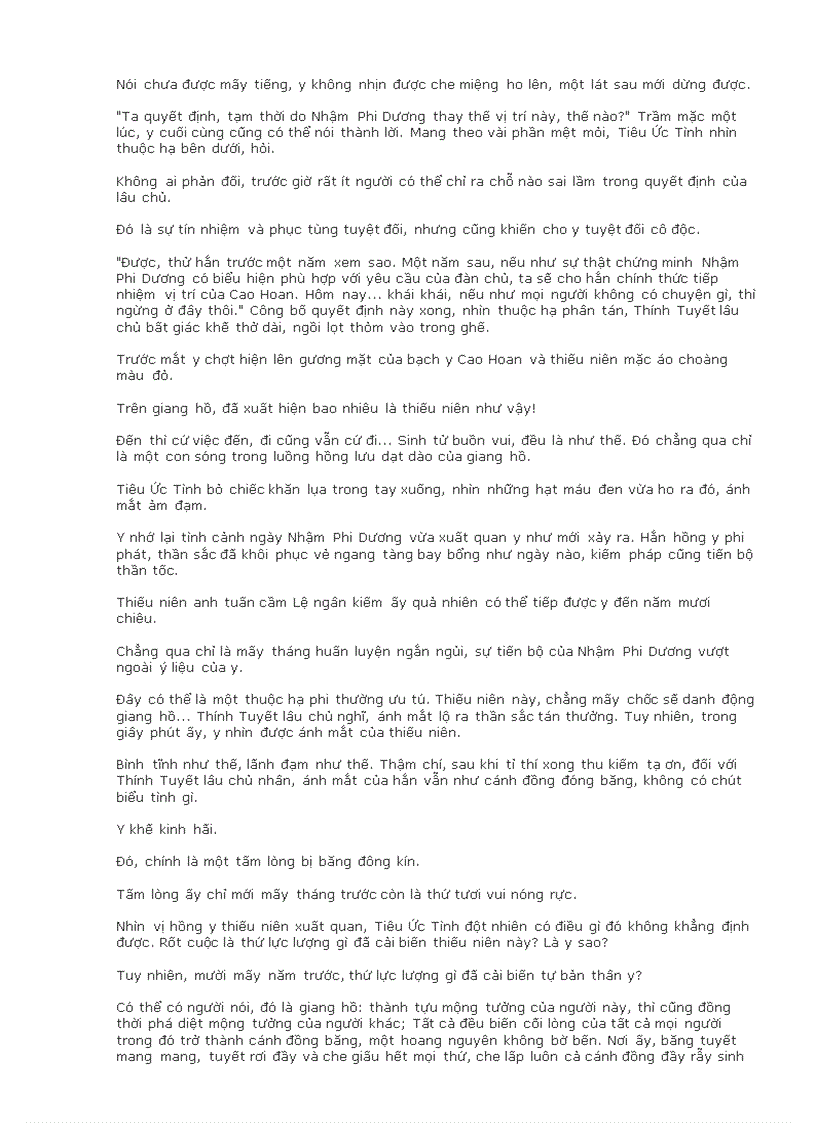 image for page Hoàng Nguyên Tuyết Nguyên tác Thương Nguyệt