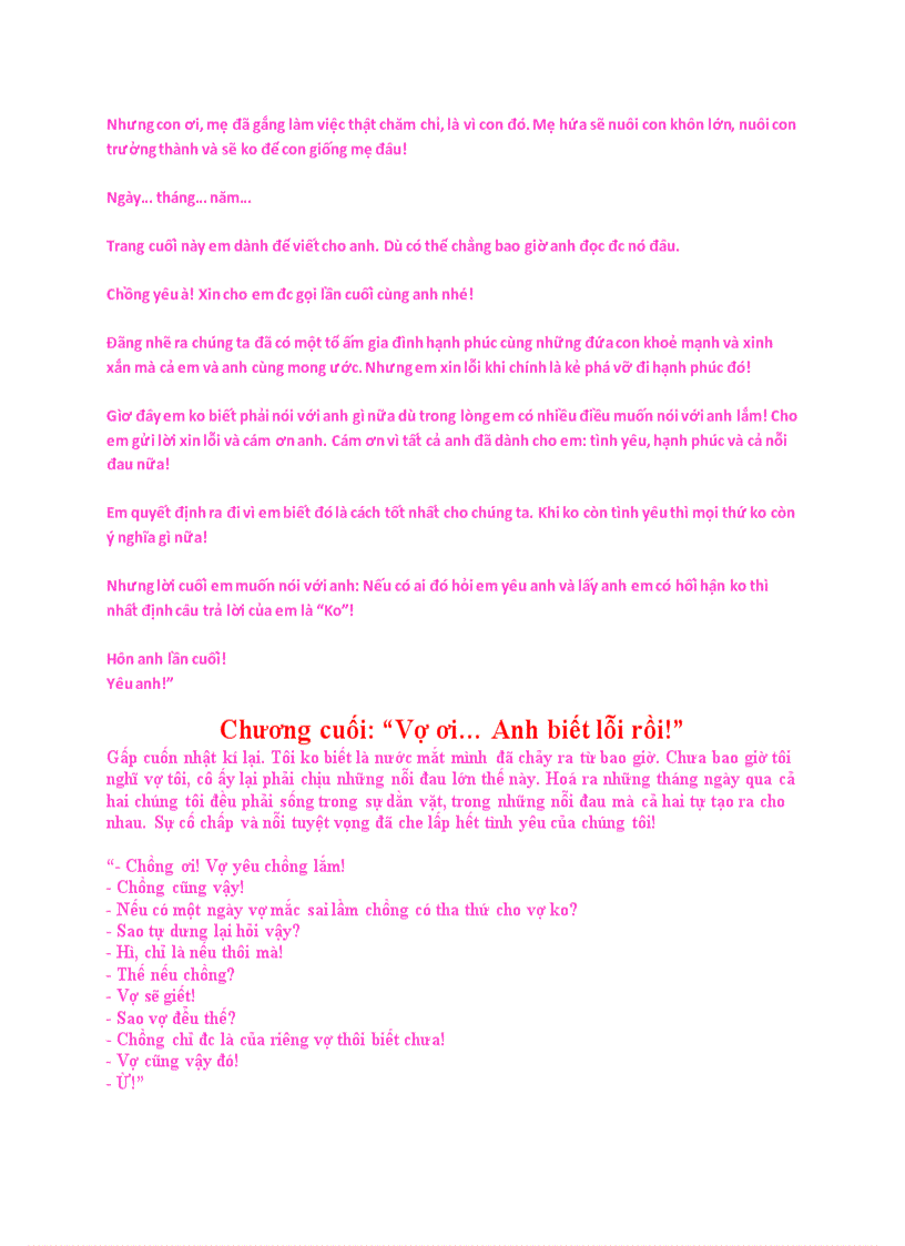 image for page Vợ ơi anh xin lỗi