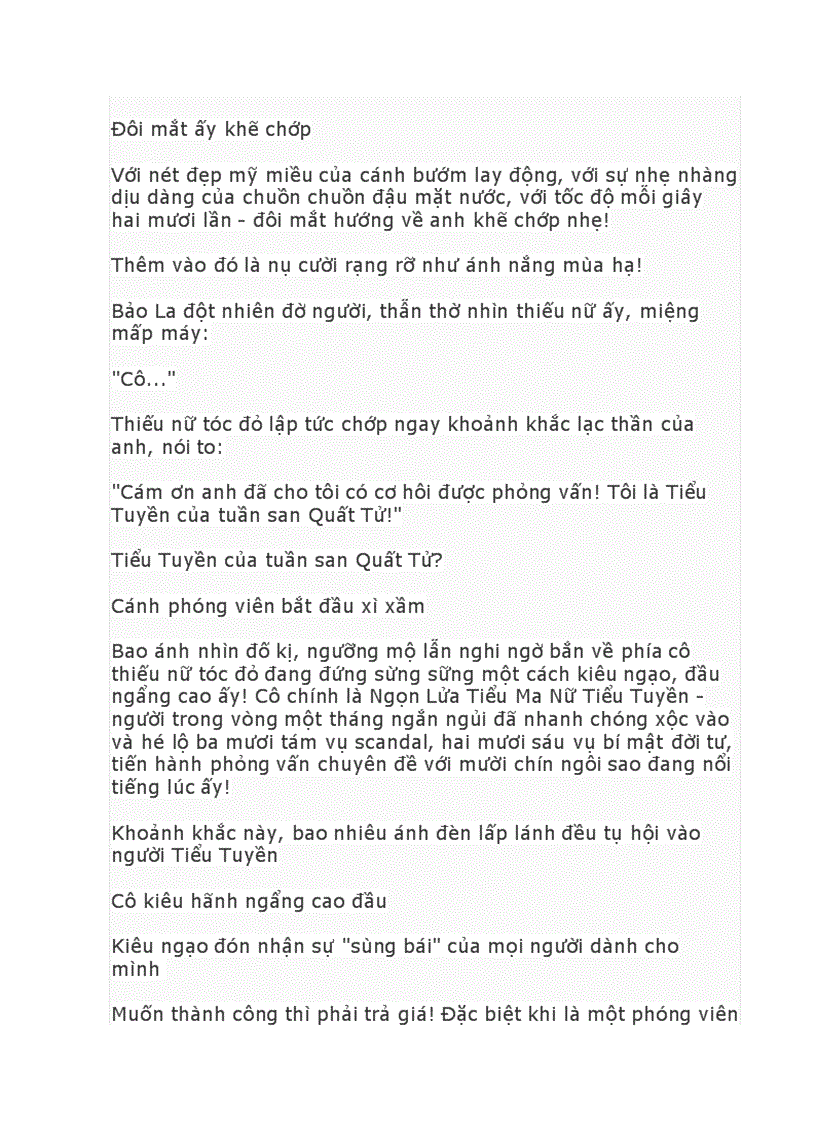 image for page Dư vị trà chiều Minh Hiểu Khê