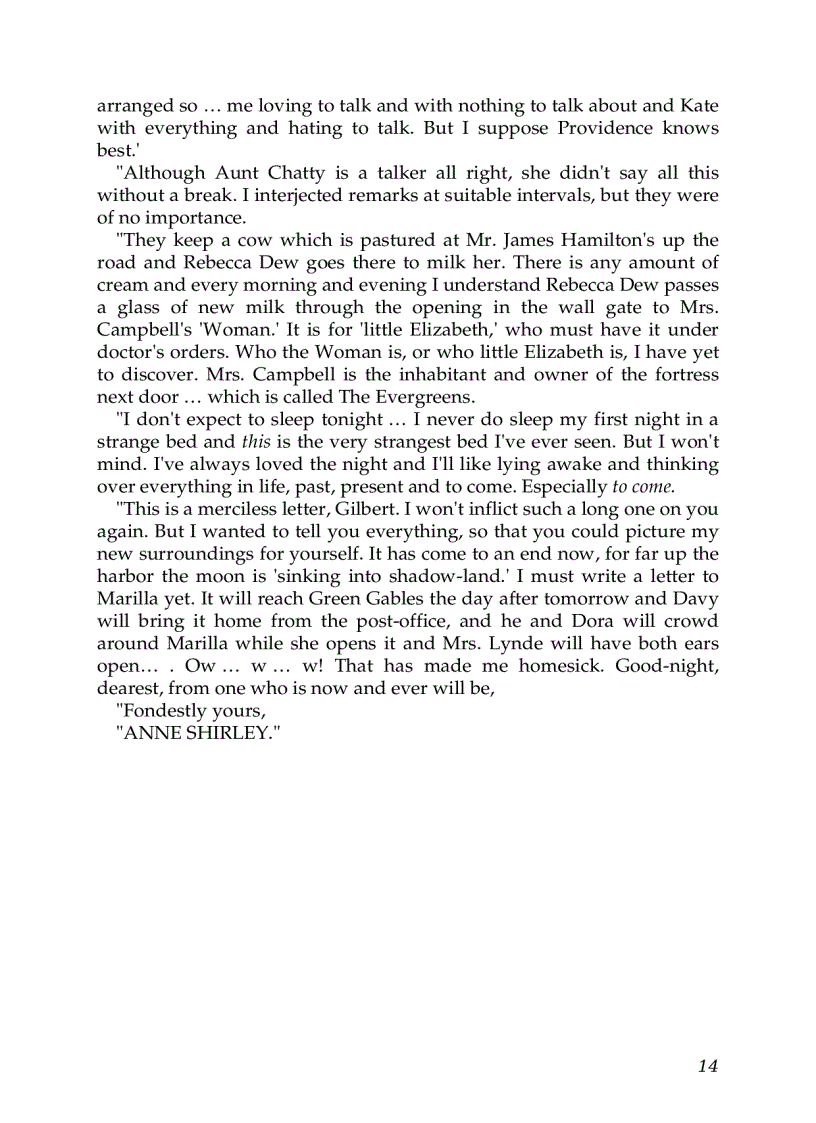 image for page Ebook Anne cô bé tóc đỏ bản tiếng anh