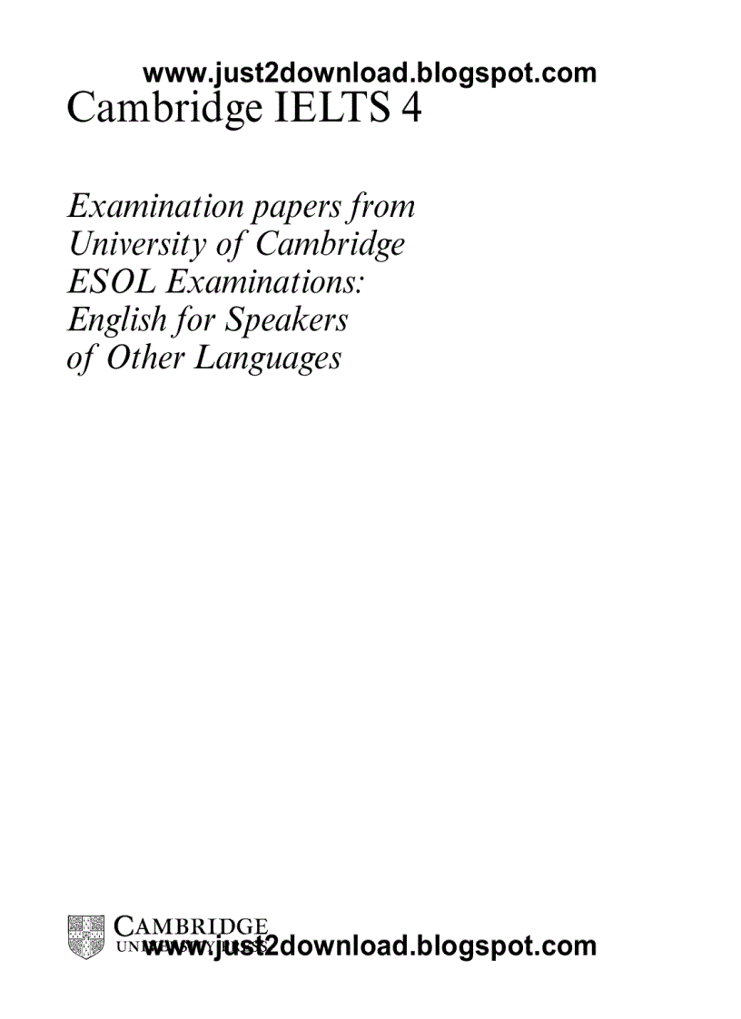 image for page Cambridge Practice for Ielts 4 test 1