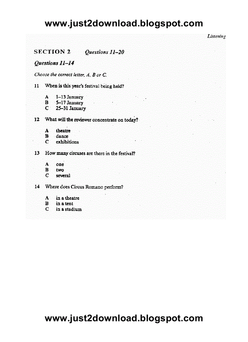 image for page Cambridge Practice for Ielts 4 test 3