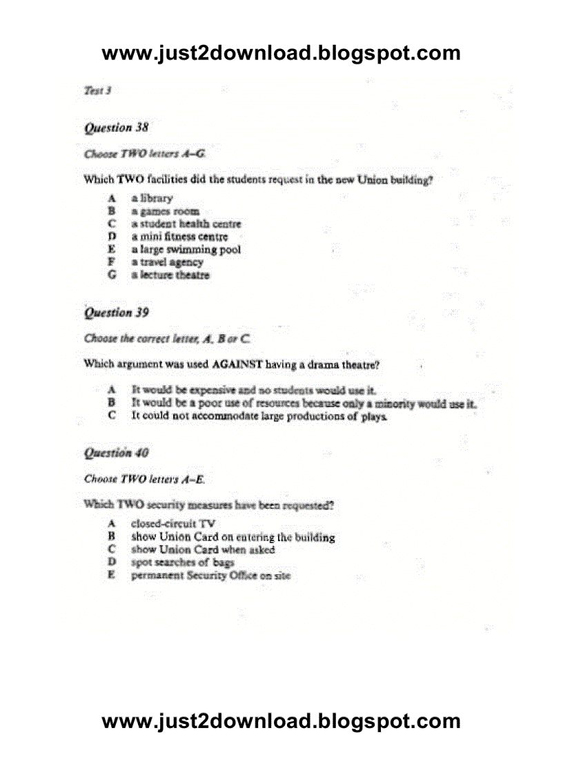 image for page Cambridge Practice for Ielts 4 test 3