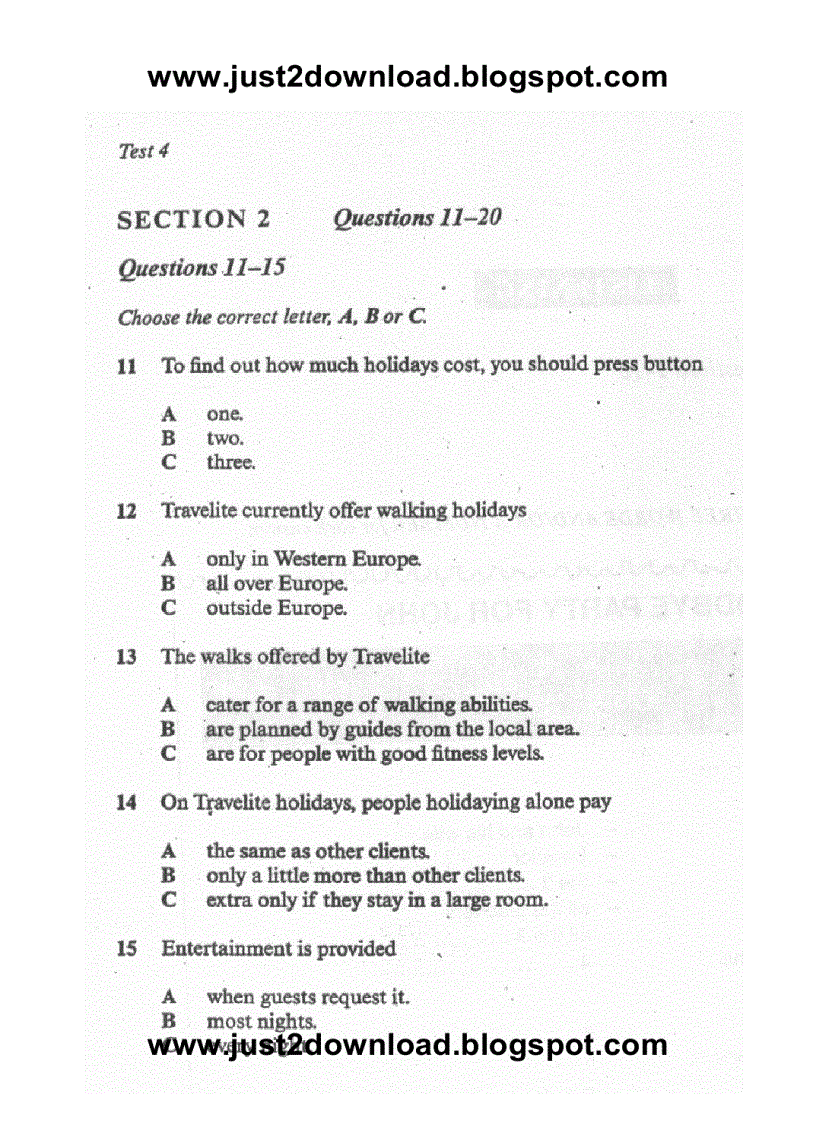 image for page Cambridge Practice for Ielts 4 test 4