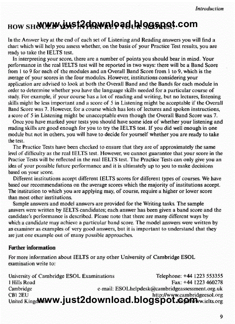 image for page Ebook Cambridge Practice for Ielts 5 test 1