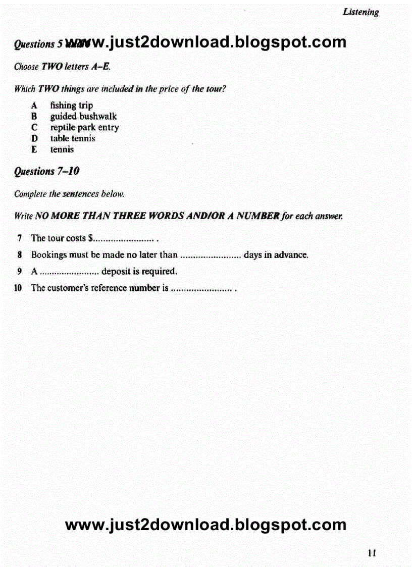 image for page Ebook Cambridge Practice for Ielts 5 test 1