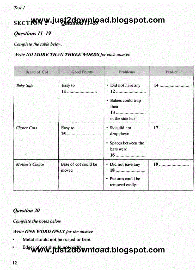 image for page Ebook Cambridge Practice for Ielts 5 test 1