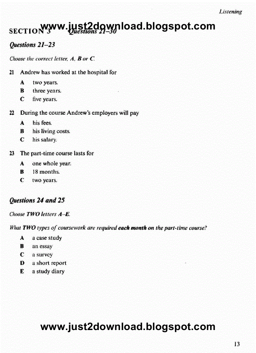 image for page Ebook Cambridge Practice for Ielts 5 test 1