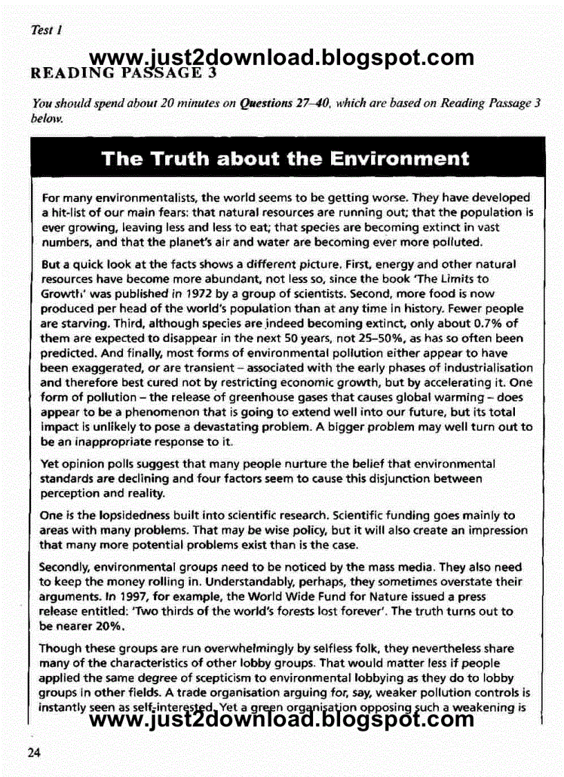 image for page Ebook Cambridge Practice for Ielts 5 test 1